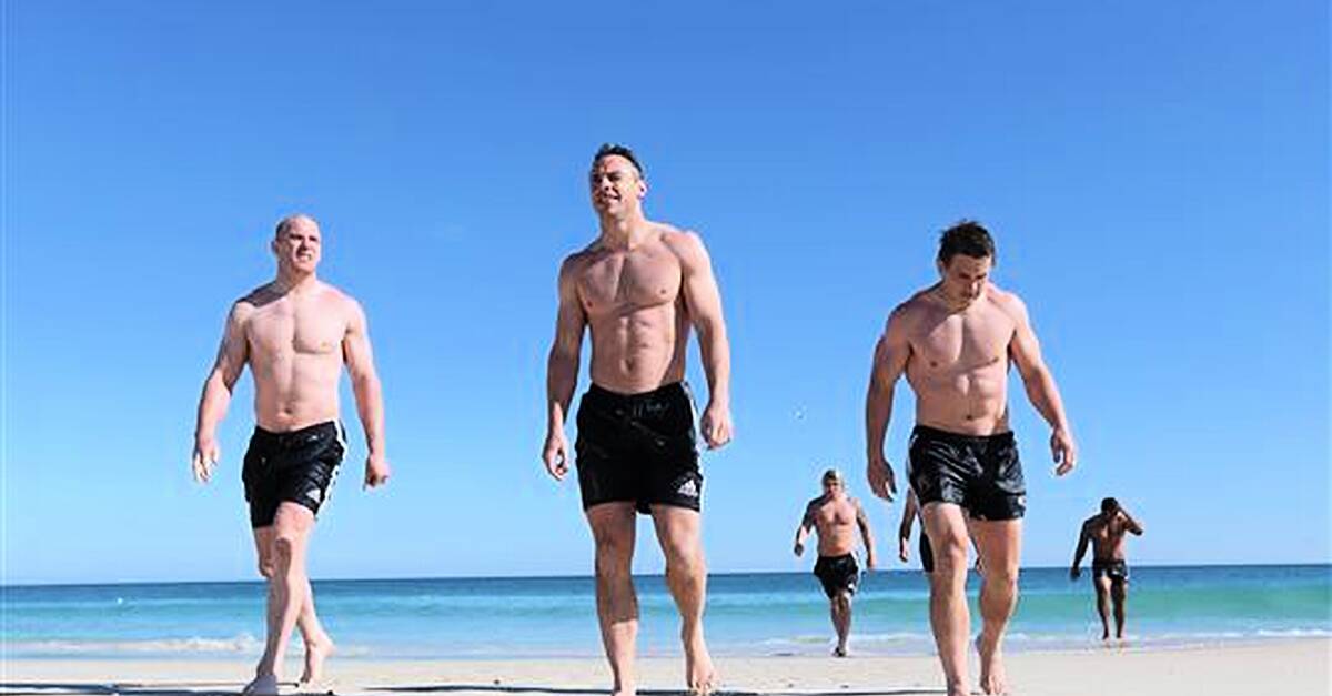 Photos Of Topless Rugby Players Having A Laugh On The Beach Balls Ie