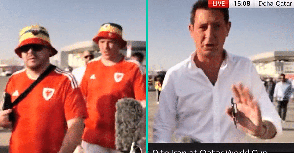 Sky Reporter Had A Nightmare Speaking To Wales Fans After Iran Loss