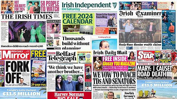 Laois Nationalist What The Papers Say Saturdays Front Pages Laois