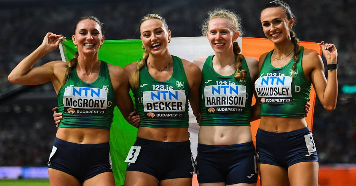 Irish 4x400 Relay Team Finishes 8th In World Final HerSport Ie