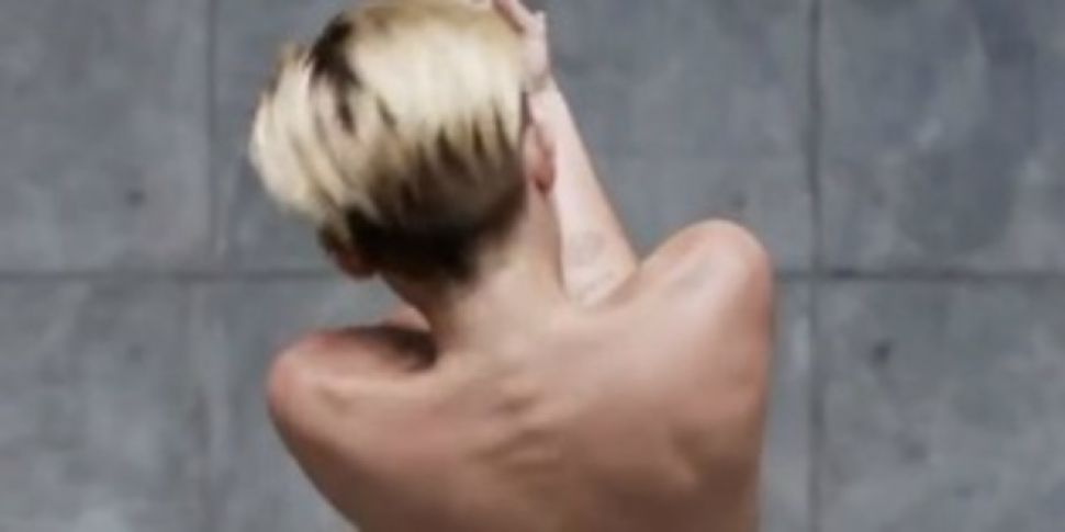 Miley naked in next video