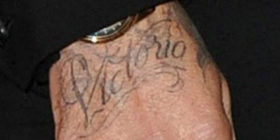 Beckham reveals Victoria tatto...