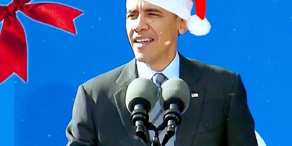Barack Obama Sings Jingle Bell...