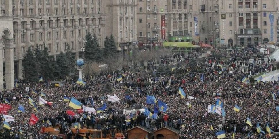 Ukranian Protestors Say They H...