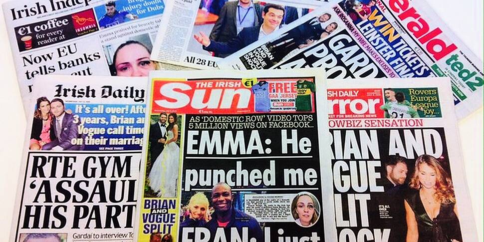 Wednesday's Front Pages -...