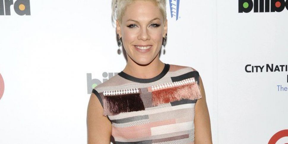 Pink Welcomes Baby Boy 