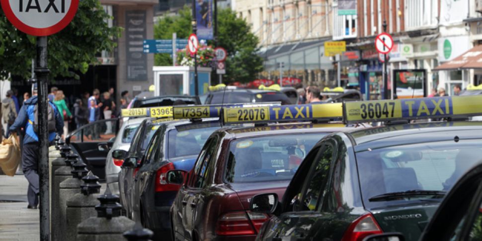 Taxi Drivers Protest Outside D...