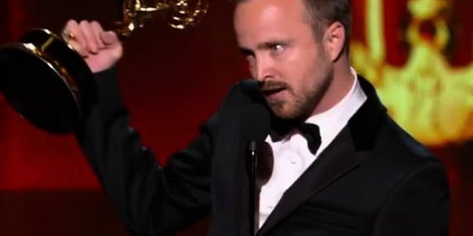 Aaron Paul wins third Emmy Awa...