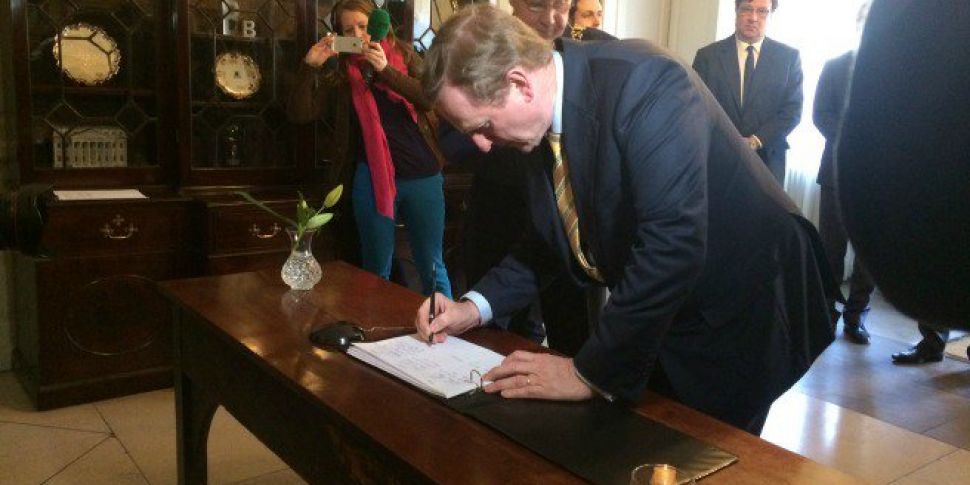 Taoiseach Signs Book Of Condol...