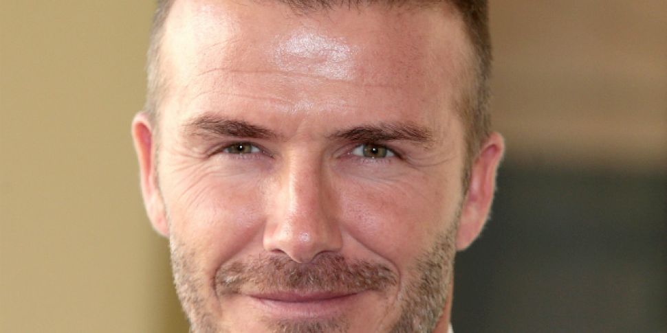 David Beckham Shows Off His Ve...