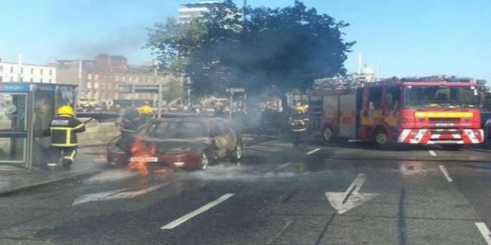 Car Bursts Into Flames On The...