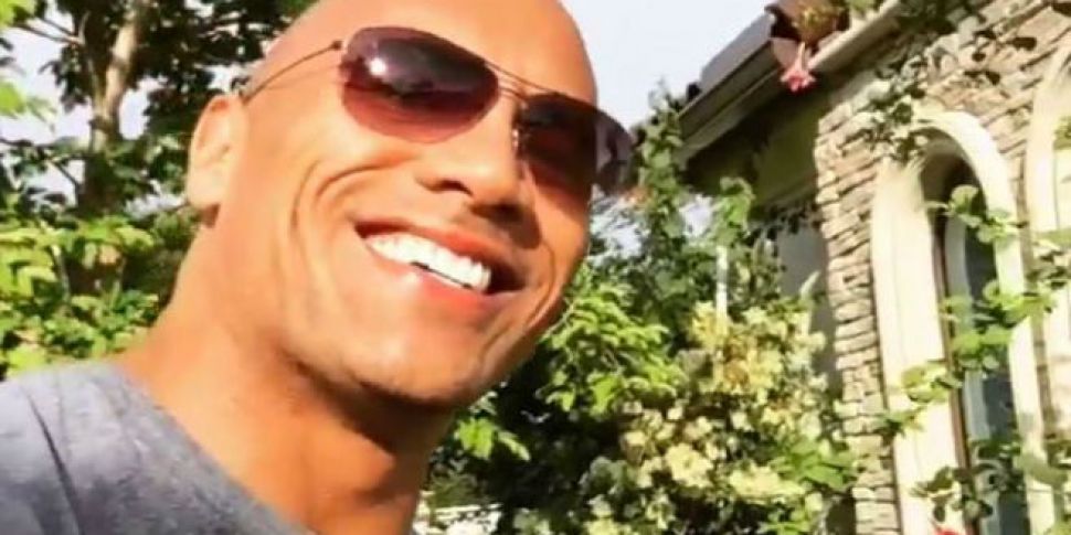 The Rock Announces He Is Expec...