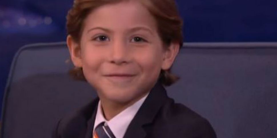 Jacob Tremblay's Adorable Blue...