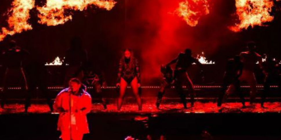 Beyonce Performs At The BET Aw...