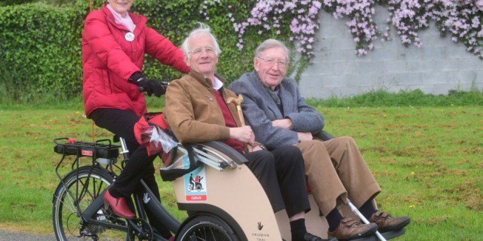 Rickshaw bike store for elderly