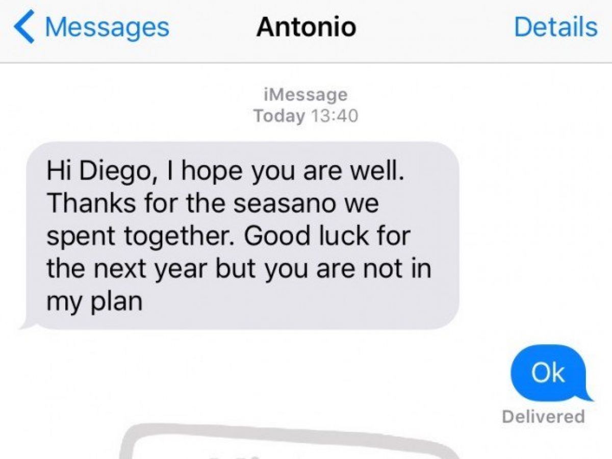 Revealed: The Brutal Text Antonio Conte Sent To Diego Costa | www.98fm.com