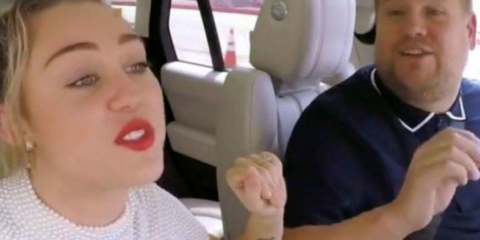 Watch Miley Cyrus' Carpool...
