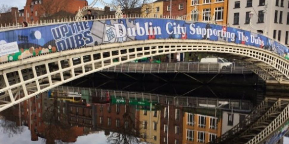 Up The Dubs Banner Is A Bridge...