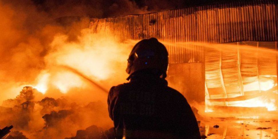 Crews Battle Massive Blaze At...