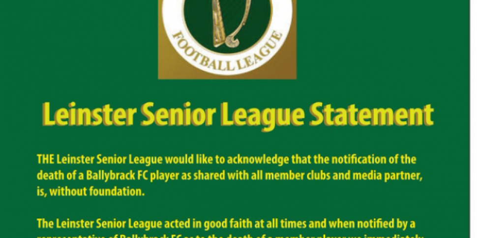 Praise be: Leinster Senior Lea...