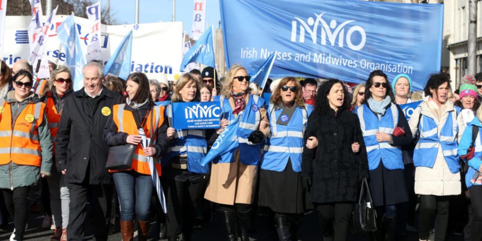 Nurses And Supporters Stage Ra...