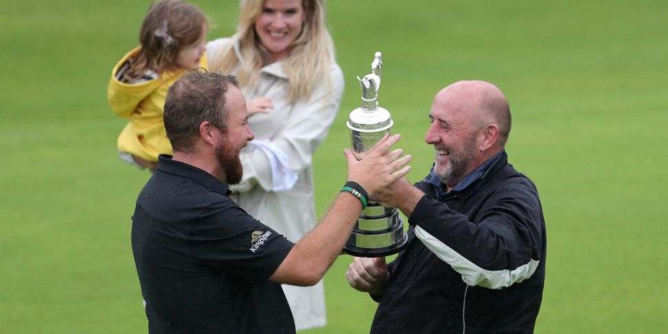 Shane Lowry handed his father...