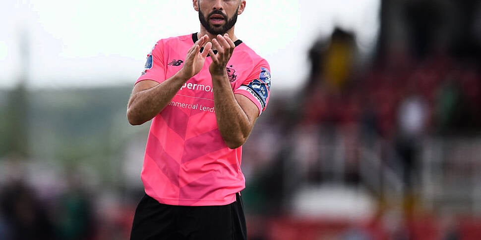 Shamrock Rovers' Roberto Lopes...