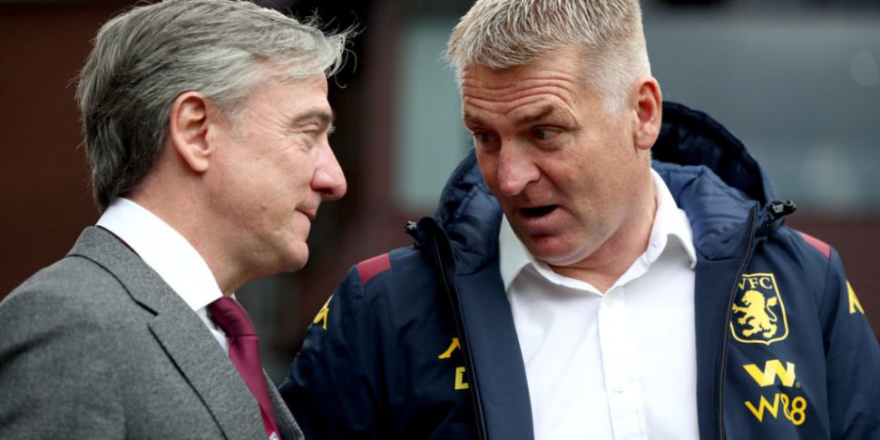 Aston Villa boss Dean Smith ad...