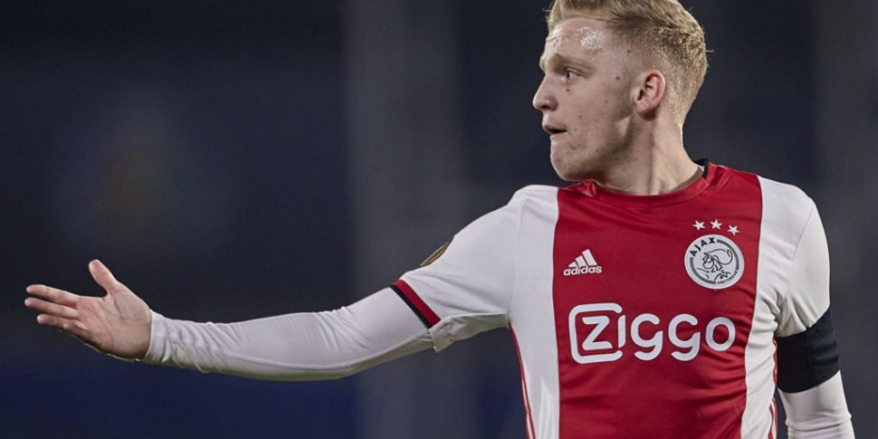 Ajax will sell van de Beek thi...