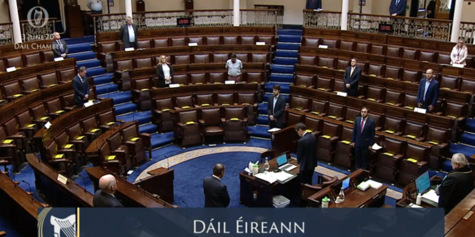 Dáil Holds Minute's Silence In...
