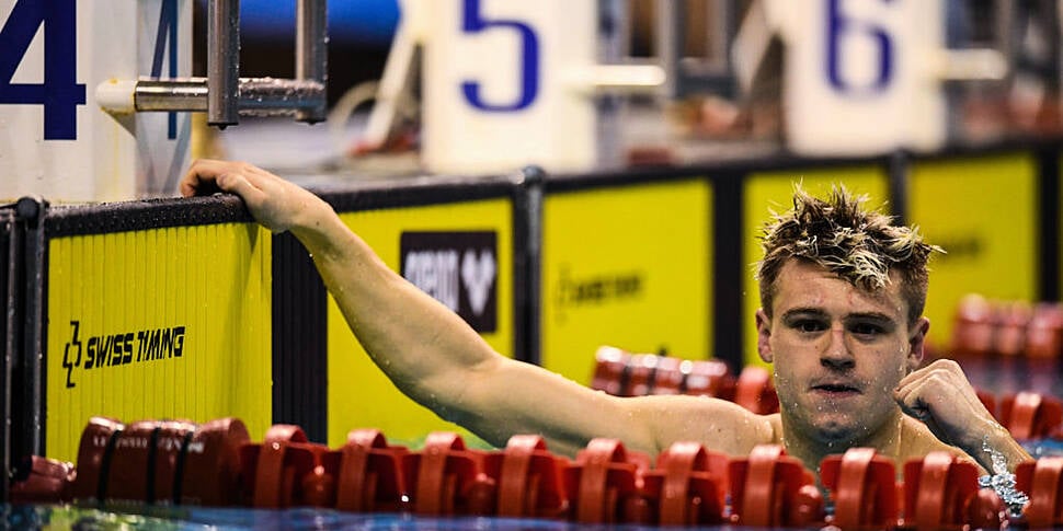 Irish swimmer Robbie Powell ba...