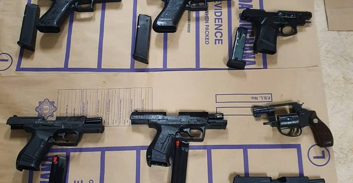 Seven Guns Seized In Investigation Into Organised Crime | www.98fm.com