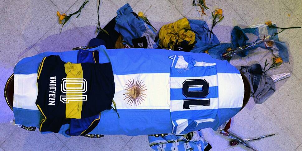 Diego Maradona is laid to rest...