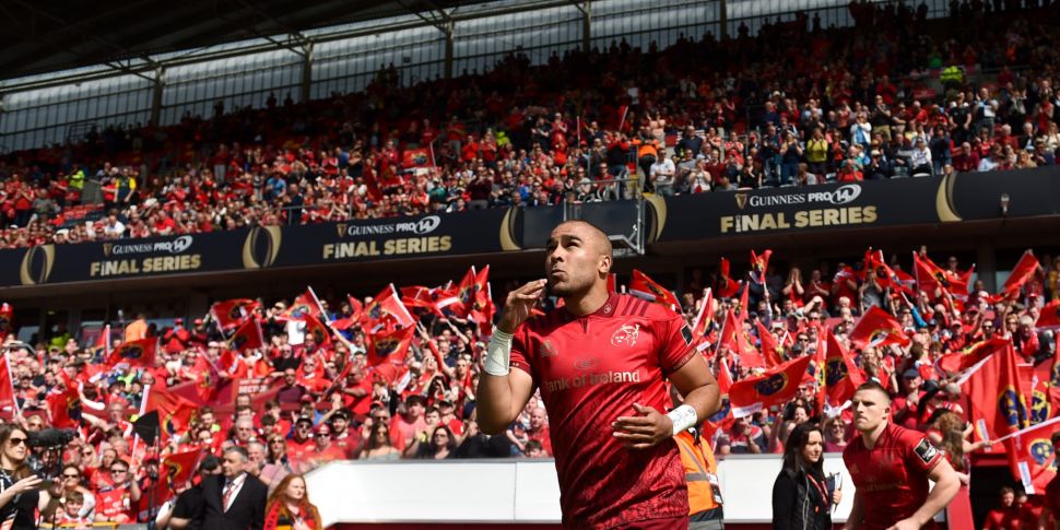 Simon Zebo one of six Munster...