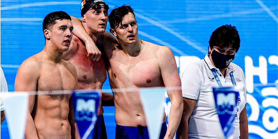 Irish men's 4x100 Medley Relay...