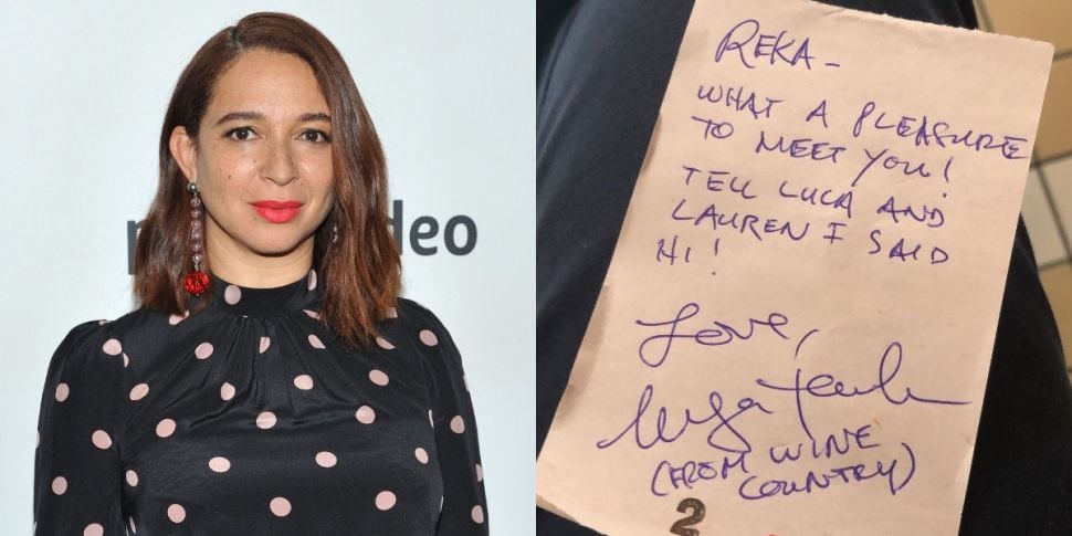 Maya Rudolph Left A Sweet Auto...