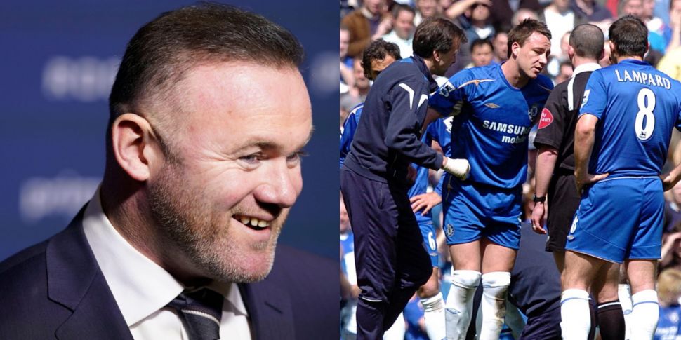 Rooney says Chelsea studs stor...