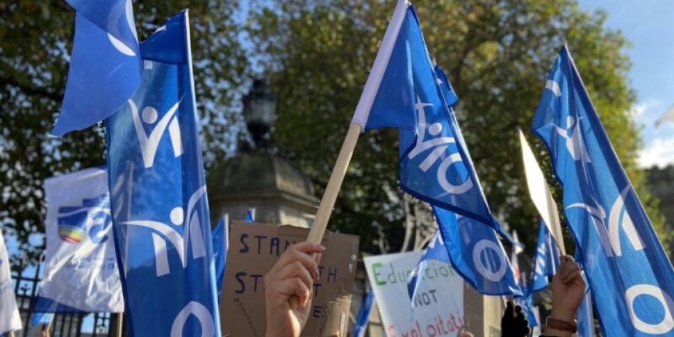 Healthcare Workers Protest At...