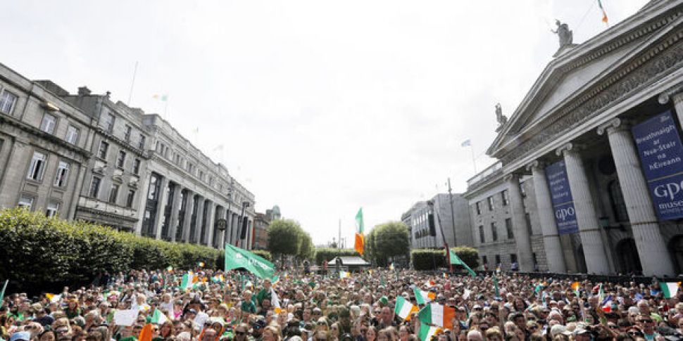 Thousands Gather On O'Connell...