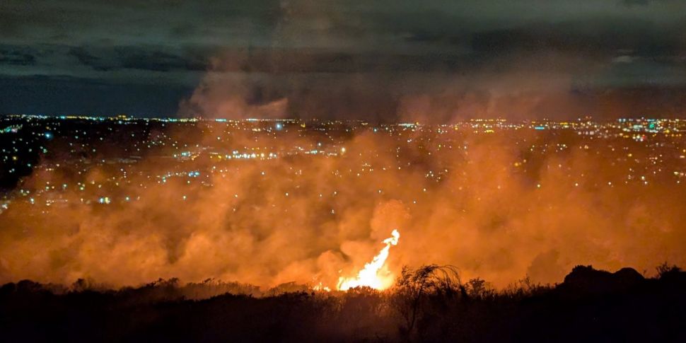 Crews Battle Fires In Killiney...