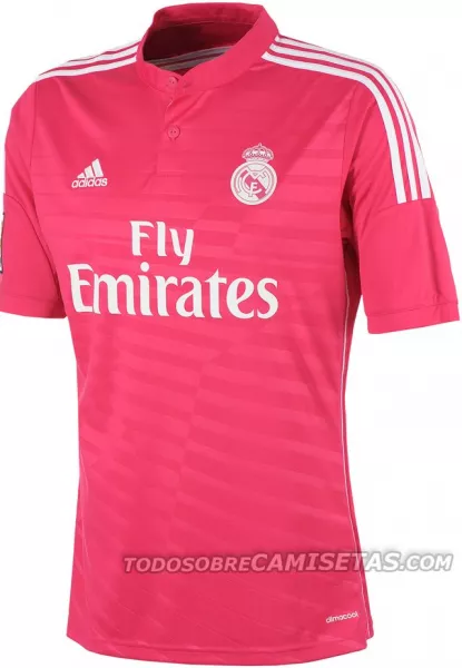 14RMADRIDOF9 Leaked! Real Madrids kits (including the pink away strip) for 2014/2015 [Pictures]