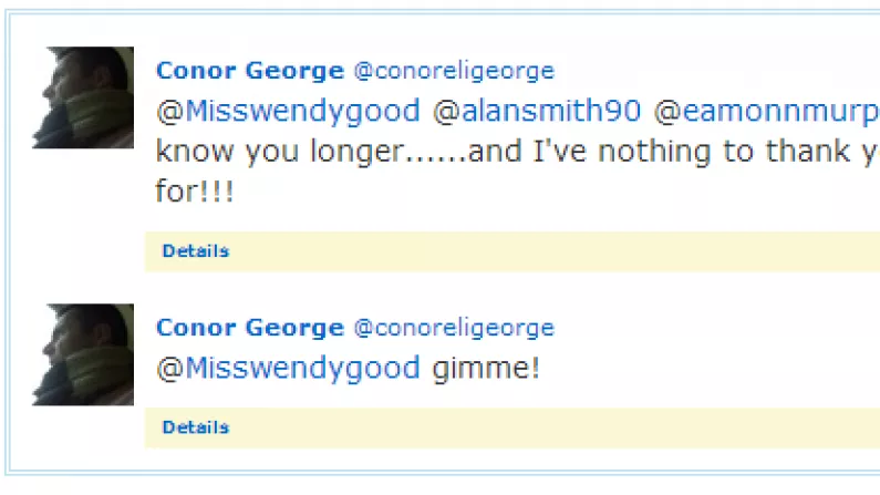 Update: Conor George Has Deleted The Tweet Where He Called Jamie Heaslip 'That Absolute Knob'