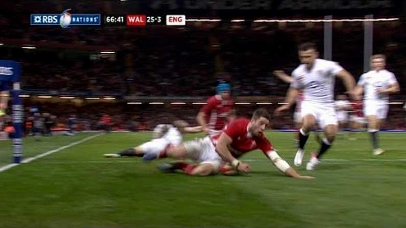 Video: The Amazing Alex Cuthbert Try For Wales.