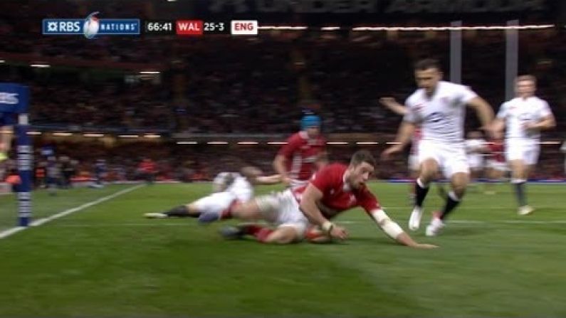 Video: The Amazing Alex Cuthbert Try For Wales.