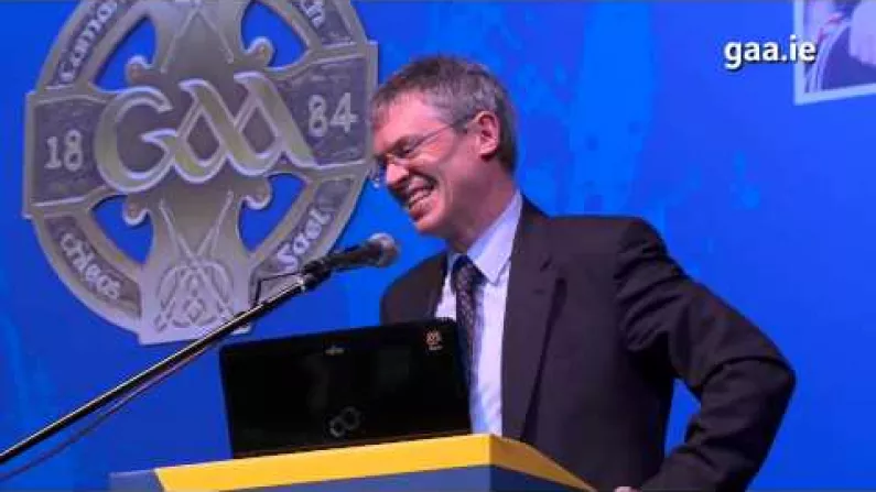 Video: Joe Brolly Addresses The GAA Congress On Organ Donation.