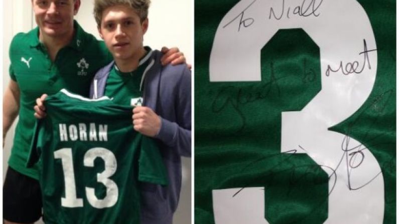 When Niall Horan Met Brian O'Driscoll.