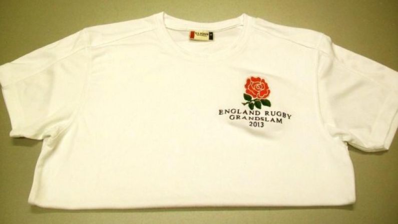 Availible On Ebay Now - The England 2013 Grand Slam Shirt.