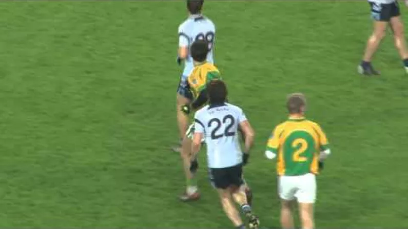 Footage Of A Cookstown Player Allegedly Spitting On Paul Galvin.