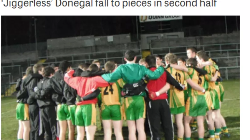 Strangest Headline About The Donegal Minor Team You'll Read Today