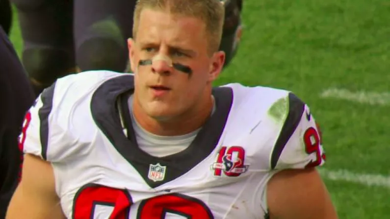 NFL Star JJ Watt Asked Brian O'Drsicoll If We Need A No.8 Against France.
